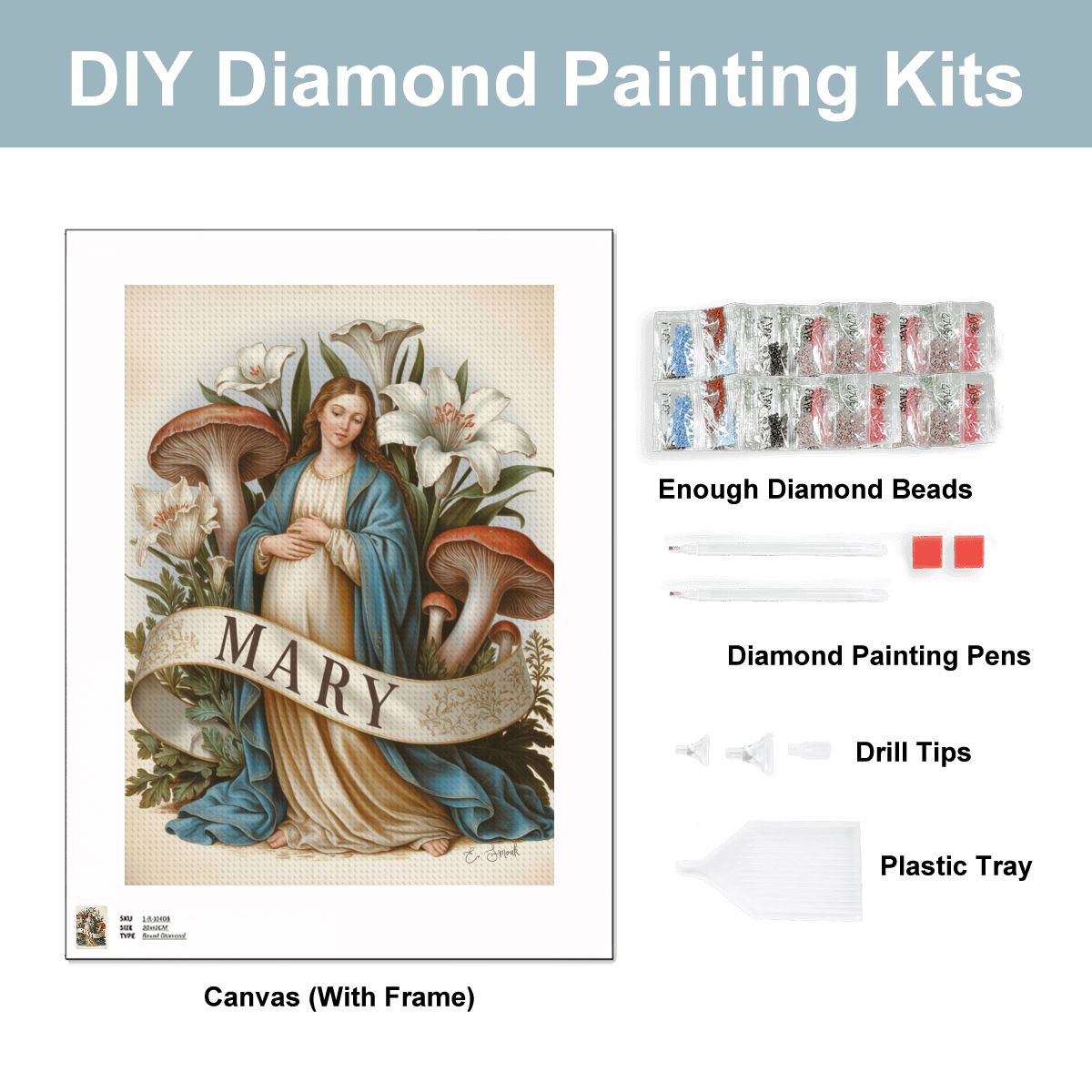 Mary Diamond Art Painting Kit