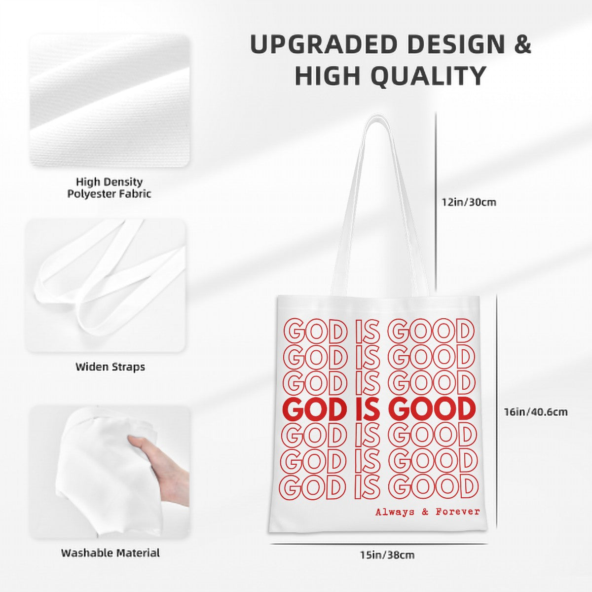 God Is Good | Canvas Tote Bag