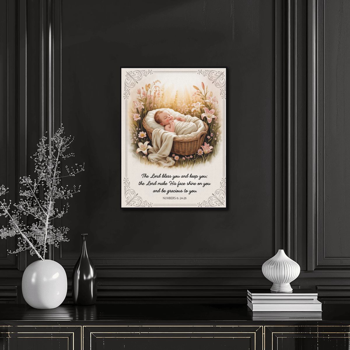New Baby / Baptism Diamond Art Painting Kit