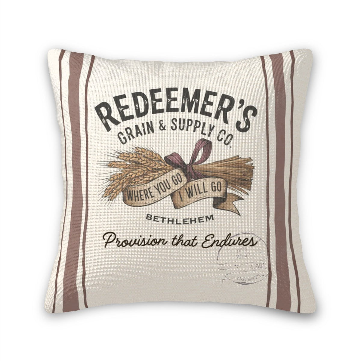 Redeemer Floursack Throw Pillow