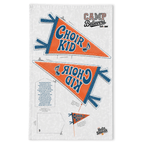 Holy Smoak Studios Choir Kid Camp Believers cut and sew fabric panel, wholesale Christian giftware, 18x30 inches