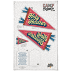 Holy Smoak Studios Holy Hustler Camp Believers cut and sew fabric panel, wholesale Christian giftware, 18x30 inches
