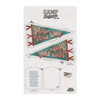 Holy Smoak Studios Holy Vibes Only Camp Believers cut and sew fabric panel, wholesale Christian giftware, 18x30 inches