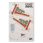 Holy Smoak Studios Blessed Are the Homeschooled cut and sew fabric panel, wholesale Christian giftware, 18x30 inches