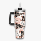 Holy Smoak Studios By Grace Alone Camp Believers 40oz tumbler black handle, wholesale Christian faith lifestyle drinkware