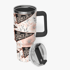 Holy Smoak Studios By Grace Alone Camp Believers 40oz tumbler black handle, wholesale Christian faith lifestyle drinkware