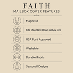 Holy Smoak Studios Magnetic Mailbox Cover Features