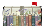 Books of the Bible colorful bookshelf mailbox cover right view, Holy Smoak Studios wholesale