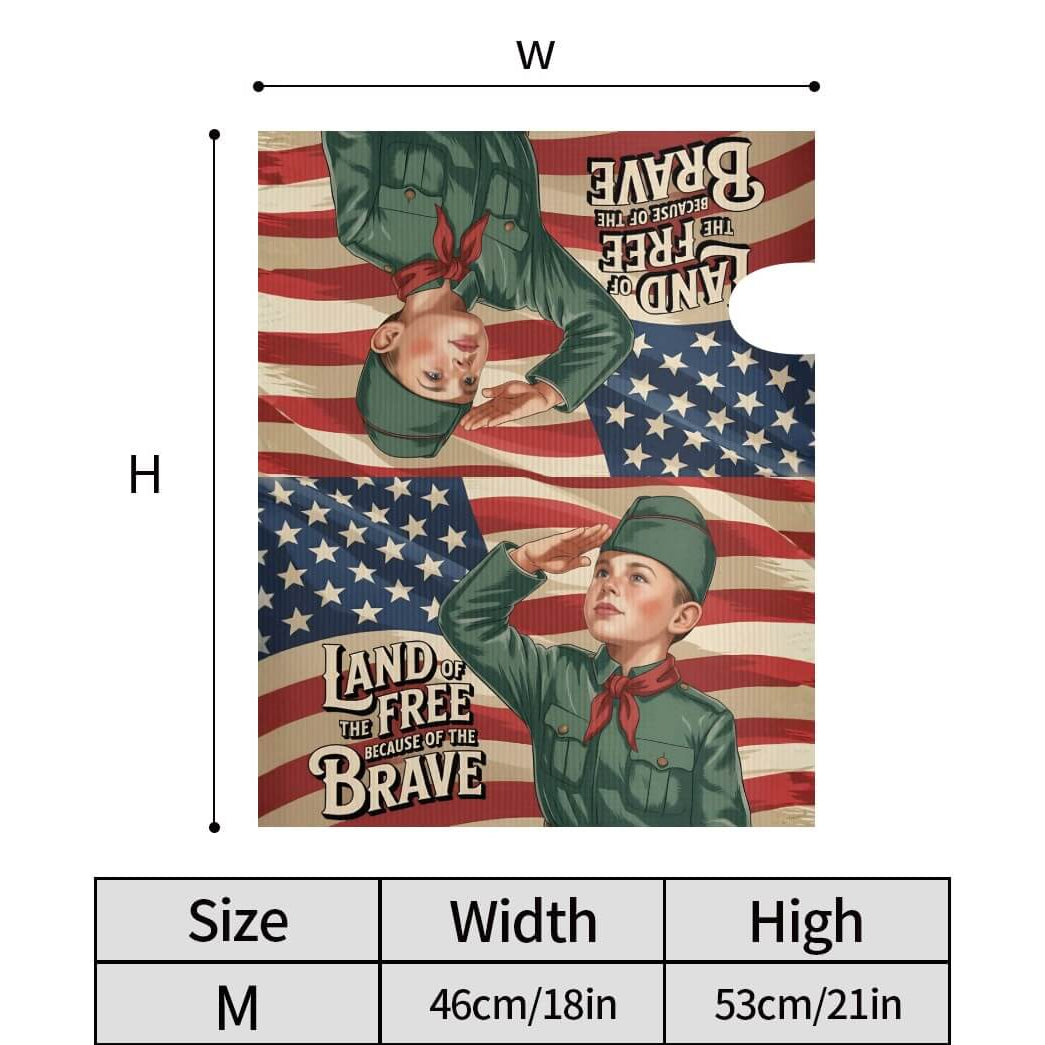 Holy Smoak Studios Land of the Free because of the Brave mailbox cover size dimensions chart
