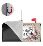 Holy Smoak Studios Bible Study Social Club Bows magnetic mailbox cover magnet detail