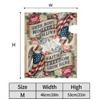 Holy Smoak Studios Faith and Freedom Grow Here mailbox cover size dimensions