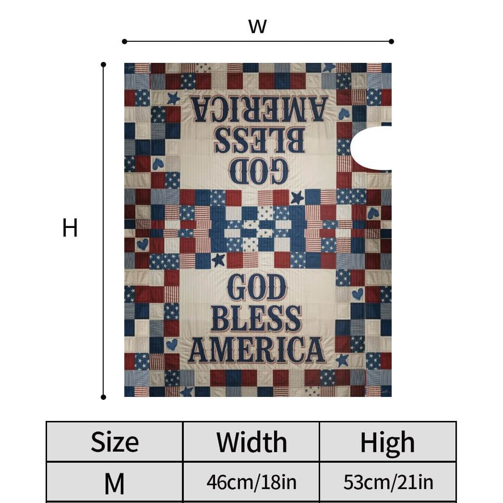 Holy Smoak Studios God Bless America mailbox cover size dimensions chart