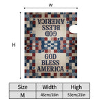 Holy Smoak Studios God Bless America mailbox cover size dimensions chart