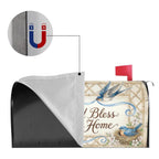 Holy Smoak Studios God Bless Our Home magnetic mailbox cover magnet and fit detail