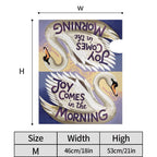 Holy Smoak Studios Joy Comes in the Morning mailbox cover size dimensions chart