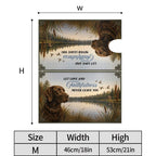 Holy Smoak Studios Let Love and Faithfulness Never Leave You mailbox cover size dimensions
