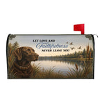 Let Love and Faithfulness Never Leave You sporting lifestyle mailbox cover right view, Holy Smoak Studios wholesale
