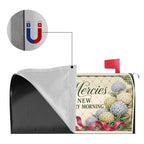 Holy Smoak Studios Mercies New Every Morning magnetic mailbox cover magnet detail