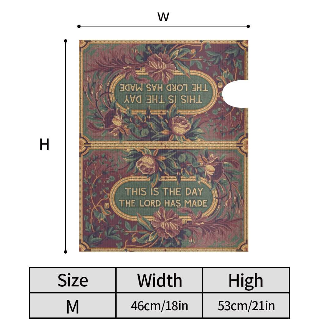 Holy Smoak Studios This Is the Day the Lord Has Made mailbox cover size dimensions chart