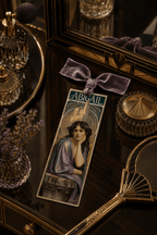 Holy Smoak Studios Abigail Gilded Gardens Women of the Bible bookmark, Art Nouveau faith gift, wholesale Christian product, 2x7 inches