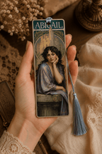 Abigail Women of the Bible Gilded Gardens bookmark with tassel, Holy Smoak Studios wholesale Christian giftware
