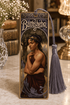 Bathsheba Women of the Bible Gilded Gardens bookmark with tassel, Holy Smoak Studios wholesale Christian giftware