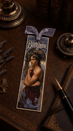 Holy Smoak Studios Gilded Gardens Bathsheba bookmark lifestyle display, Women of the Bible wholesale faith-based devotional product