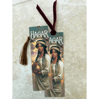 Hagar Women of the Bible Gilded Gardens bookmark with tassel and velvet ribbon, Holy Smoak Studios wholesale Christian giftware