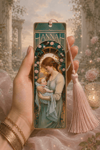 Holy Smoak Studios Gilded Gardens Hannah bookmark lifestyle display, Women of the Bible wholesale faith-based devotional product