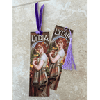 Holy Smoak Studios Lydia Gilded Gardens Women of the Bible bookmark, Art Nouveau faith gift, wholesale Christian product, 2x7 inches