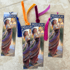 Holy Smoak Studios Miriam Gilded Gardens Women of the Bible bookmark, Art Nouveau faith gift, wholesale Christian product, 2x7 inches
