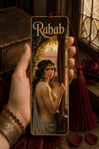 Rahab Women of the Bible Gilded Gardens bookmark with tassel, Holy Smoak Studios wholesale Christian giftware