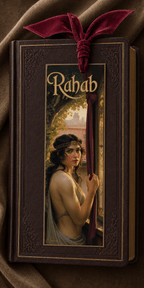 Holy Smoak Studios Gilded Gardens Rahab bookmark lifestyle display, Women of the Bible wholesale faith-based devotional product